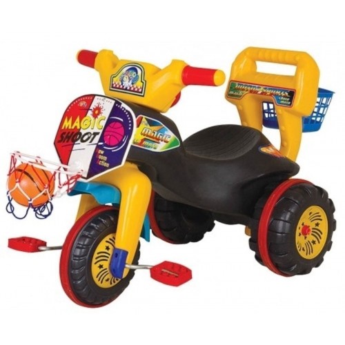 Enhoş Toys Siyah Potalı 3 Tekerlekli Bisiklet EB-7069